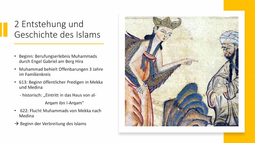 G
Wichtige Begriffe
Allah: der Gott im Islam
Charidschiten: extremistische religiös-
politische Glaubensrichtung
Hadith: Überlieferungen übe
