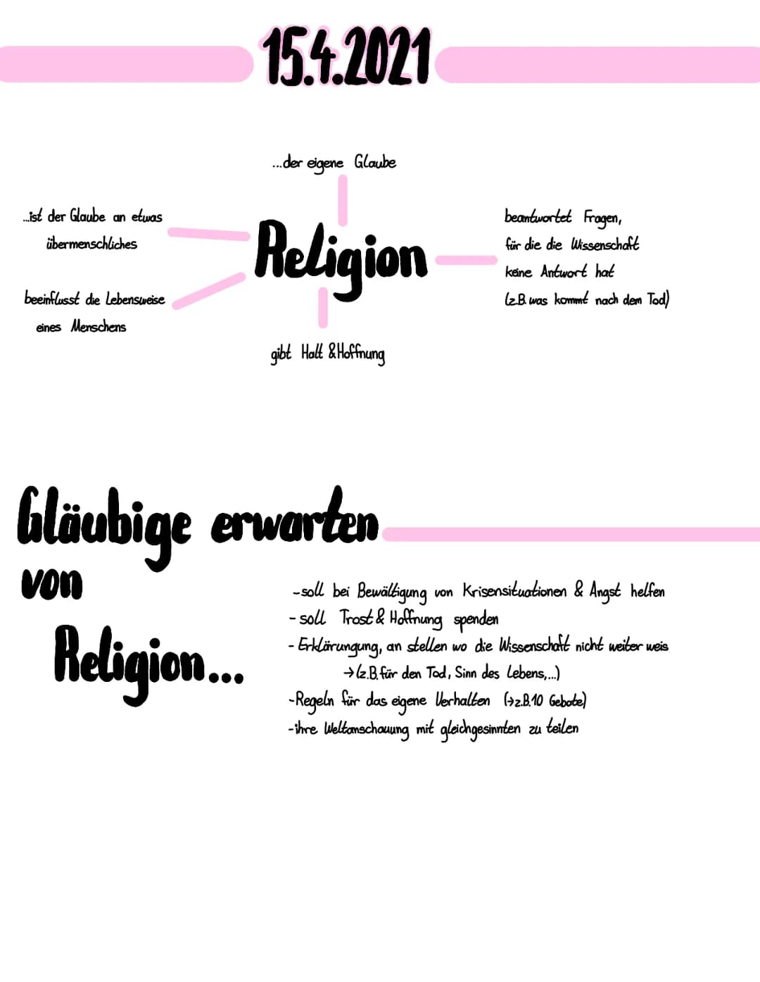 SAW SIMOana ....ist der Glaube an etwas
übermenschliches
beeinflusst die Lebensweise
eines Menschens
15.4.2021
.....der
eigene Glaube
Religi