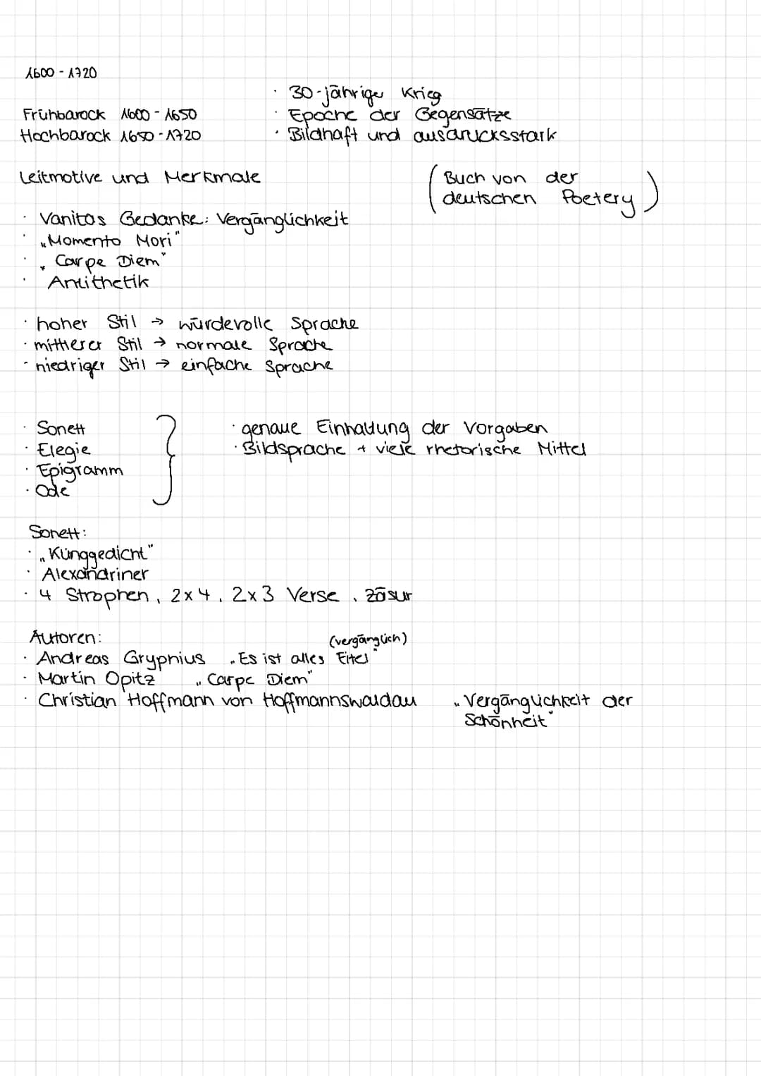 Epoche: Barock