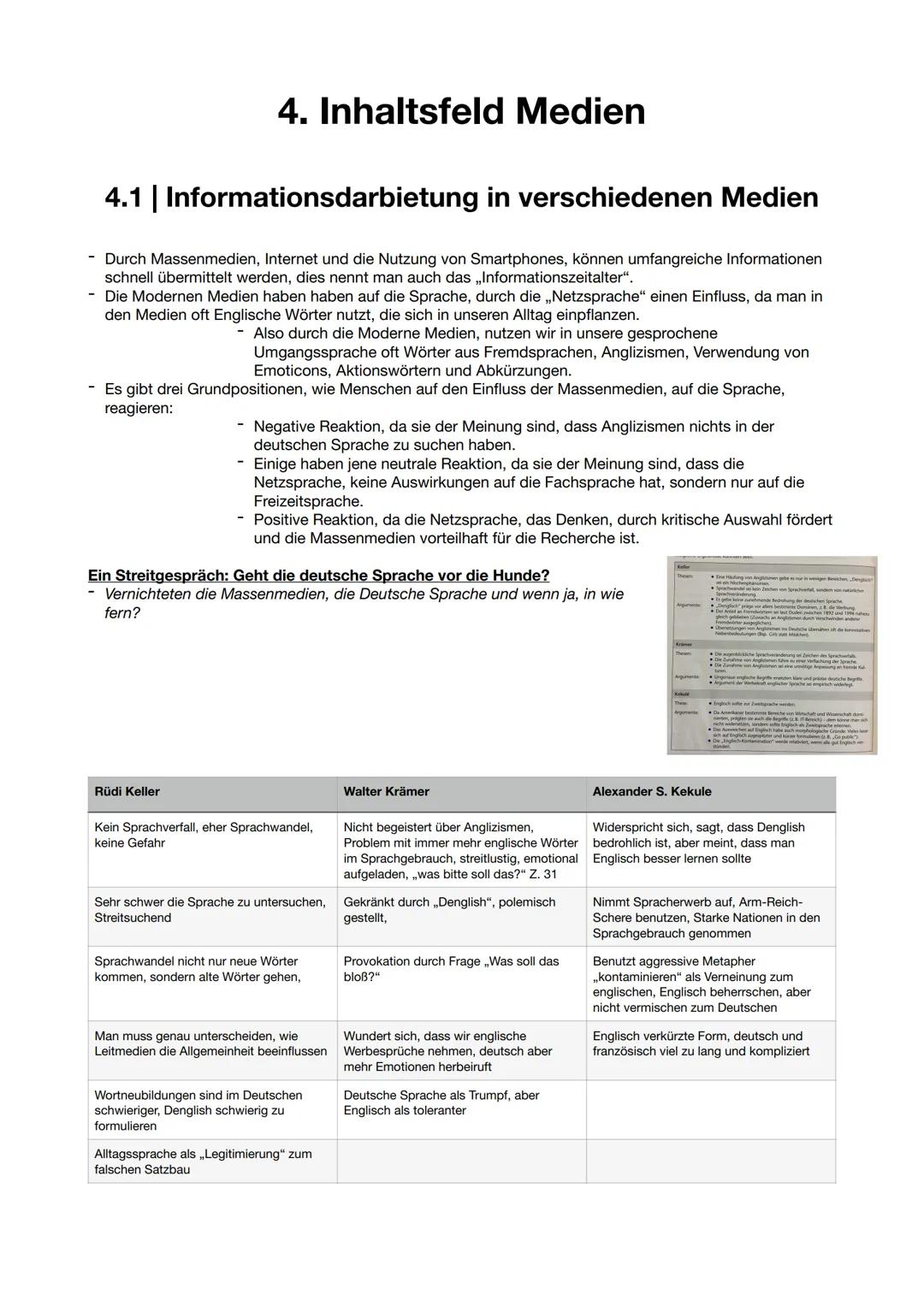 abitur.nrw
Leistungskurs
Inhaltsfeld Sprache
Spracherwerbsmodelle und
-theorien
Sprachgeschichtlicher Wandel
Sprachvarietäten und ihre
gesel