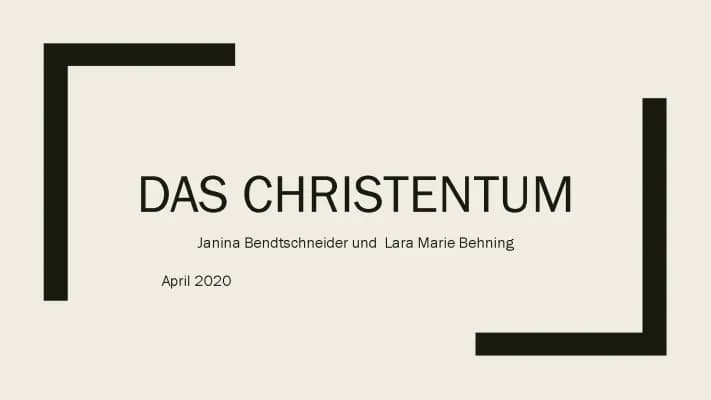 Know Das Christentum und Sekten thumbnail