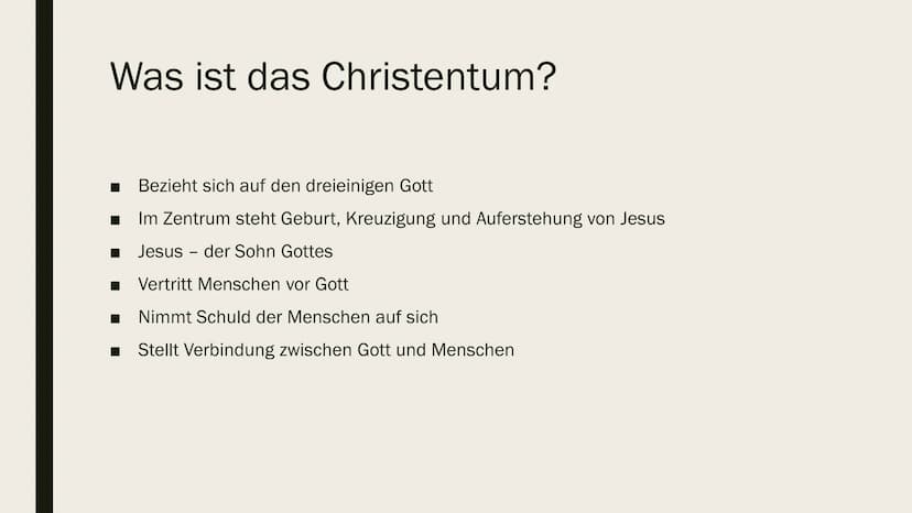 DAS CHRISTENTUM
Janina Bendtschneider und Lara Marie Behning
April 2020 Inhalt
Was ist das Christentum?
■ Verbreitung des Christentums
Die h