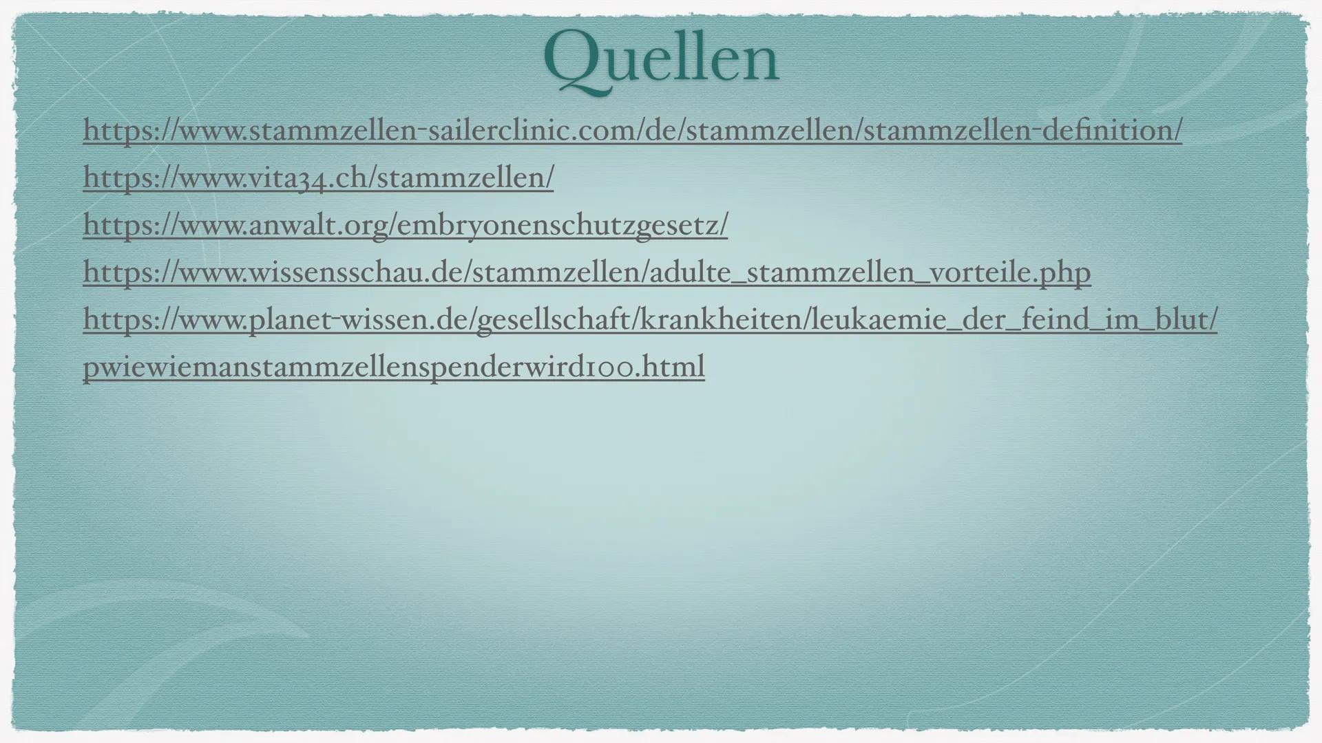 Stammzellen Gliederung
1. Was sind Stammzellen?
2. Wo findet man Stammzellen?
3.
Welche Art von Stammzellen gibt es?
4. Ethik: embryonale St