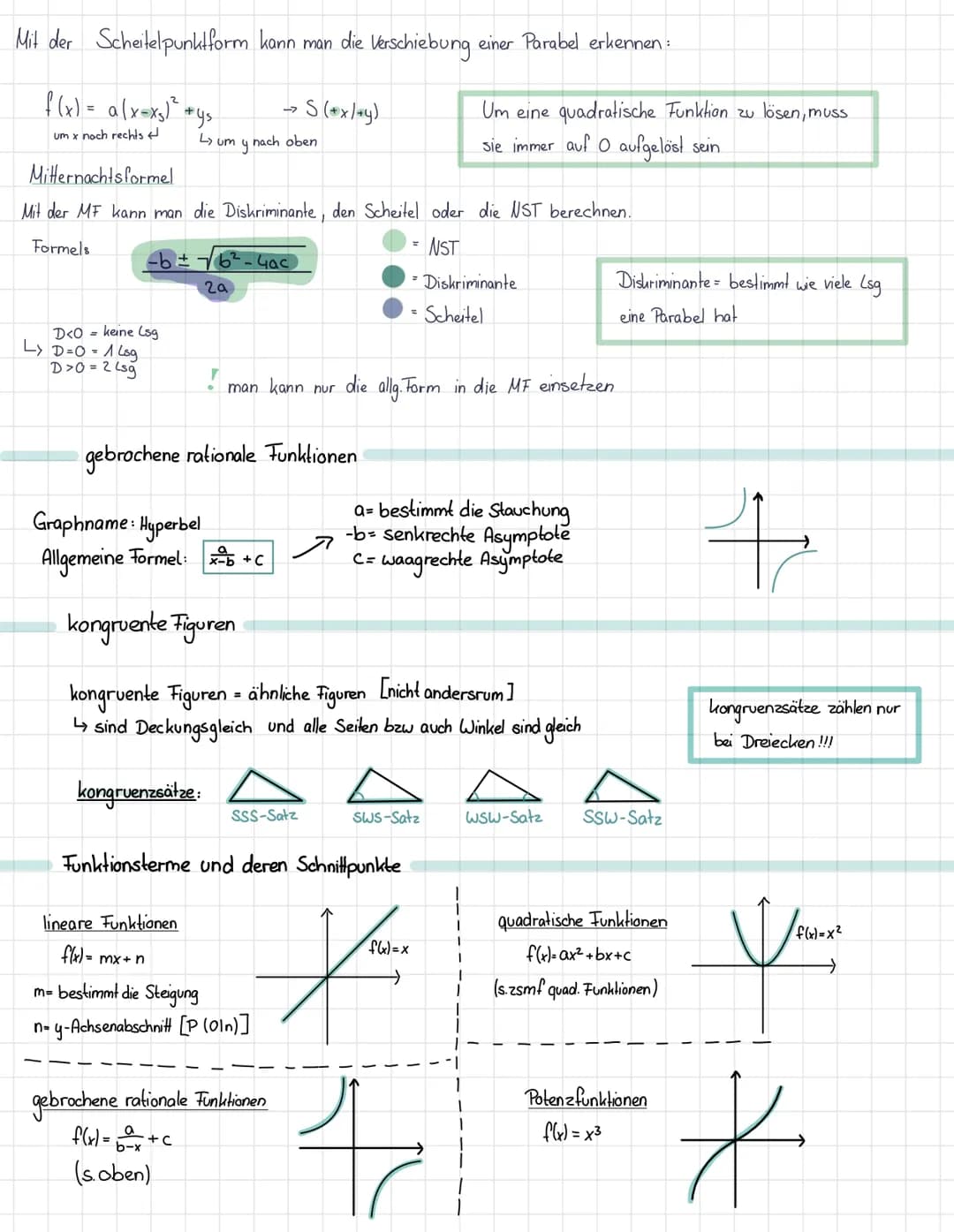 Reele Zahlen
Z
Wurzeln
n
X
R\Q
IR
Jahreszusammenfassung 9. Klasse
R= Reele Zahlen
RIQ irrationale Zahlen
Q=rationale Zahlen
z = ganze Zahlen