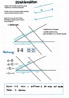 Know Strahlensätze, zentrische Streckung und Ähnlichkeit  thumbnail