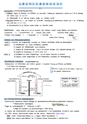 Know Lernzettel Galvanische Elemente, Wasserzersetzung, elektrochem. Spannungsreihe, Elektrolyse in wässr. Lösungen, Faradaysche Gesetze thumbnail