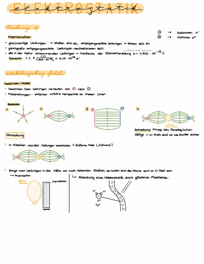 Klausur 1
größenordnungen
groß
kilo
k
10³
ELEKTROSTATIK
Ladung
Einheit Coulomb /c
formeln & formelzeichen
Einheit
Elektrische Feldstärke
Spa