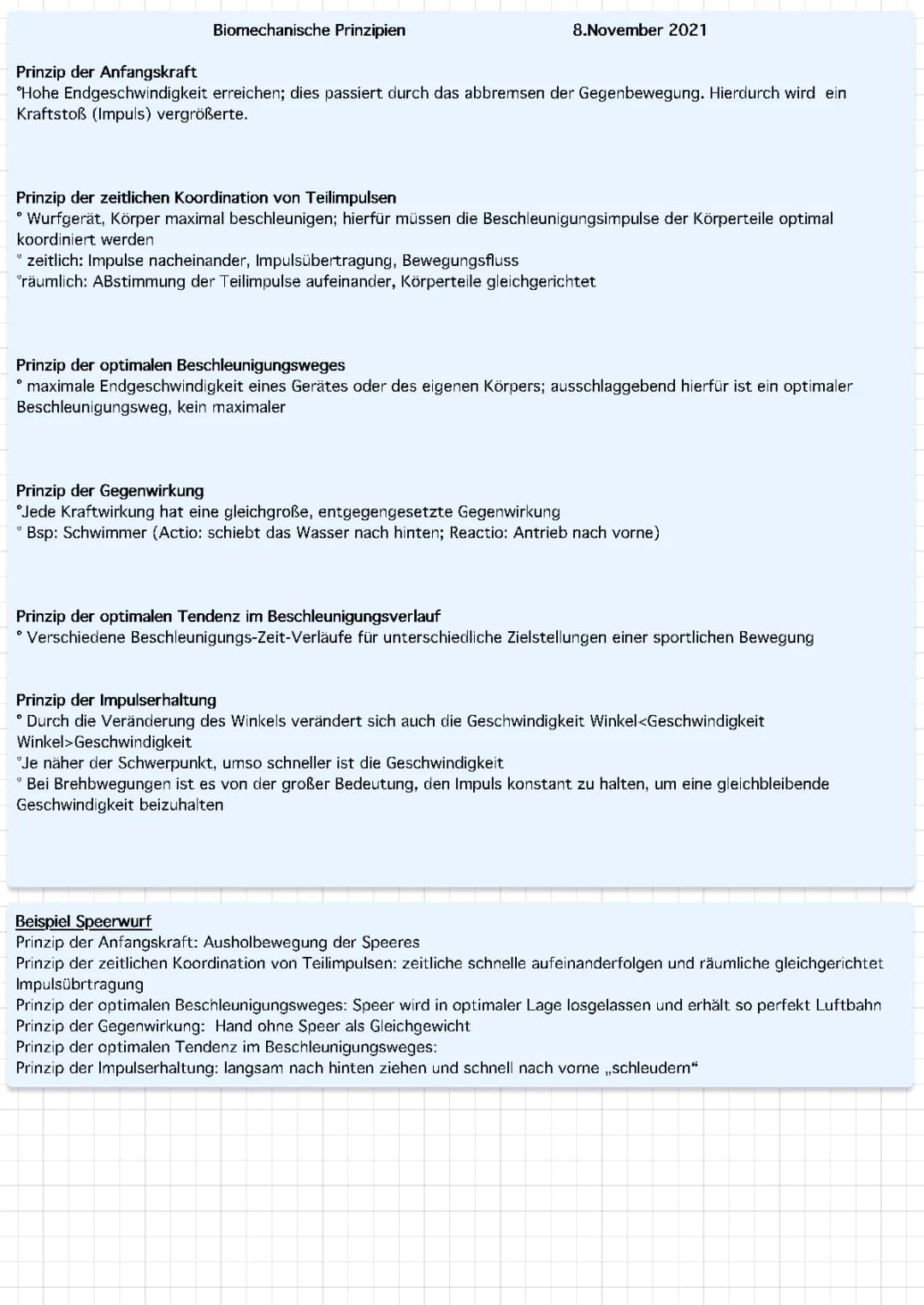 Speerwurf Technik und Biomechanische Prinzipien - Bewegungsanalyse und Rekorde