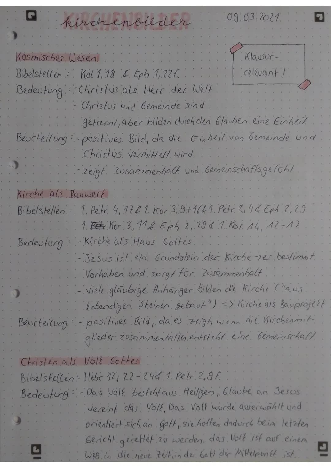 kirchenbilder.
Kosmisches Wesen.
Bibelstellen Kal 1,18 & Eph 1, 22€
Bedeutung Christus als Herr der Welt
Christus und Gemeinde sind
)
09.03.