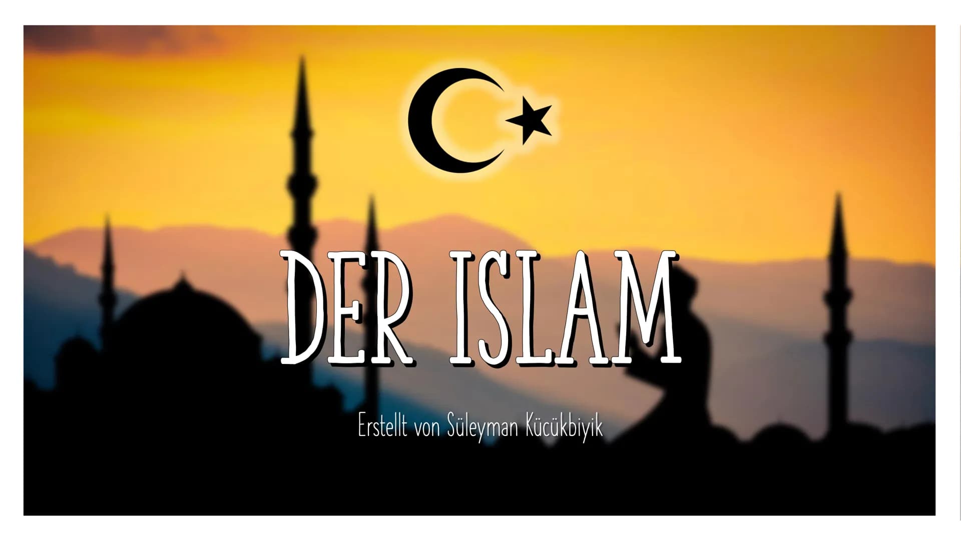 C+
DER ISLAM
Erstellt von Süleyman Kücükbiyik DIE 6
GLAUBENS-
GRUNDSÄTZE
DES ISLAM
1. Der Glaube an Allah.
2. Der Glaube an die Engel
3. Der