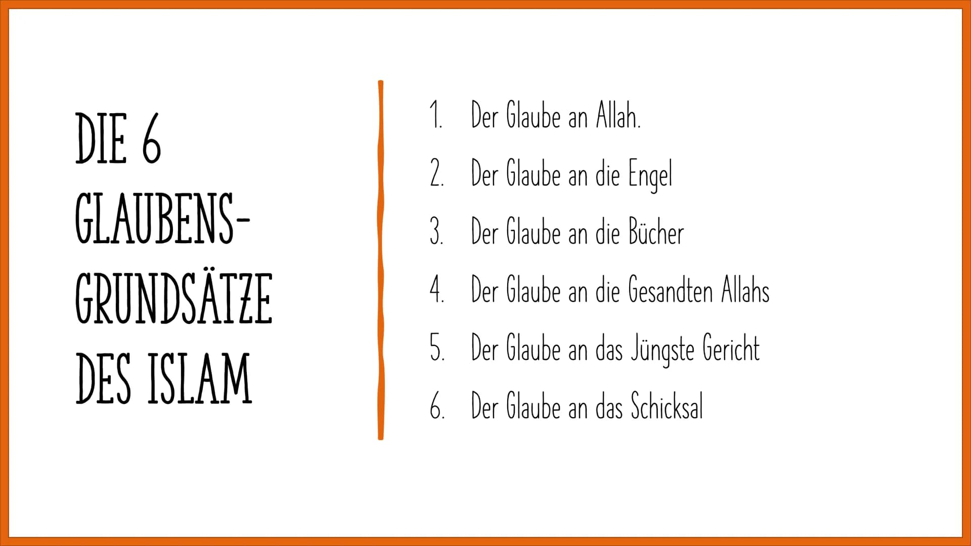 C+
DER ISLAM
Erstellt von Süleyman Kücükbiyik DIE 6
GLAUBENS-
GRUNDSÄTZE
DES ISLAM
1. Der Glaube an Allah.
2. Der Glaube an die Engel
3. Der