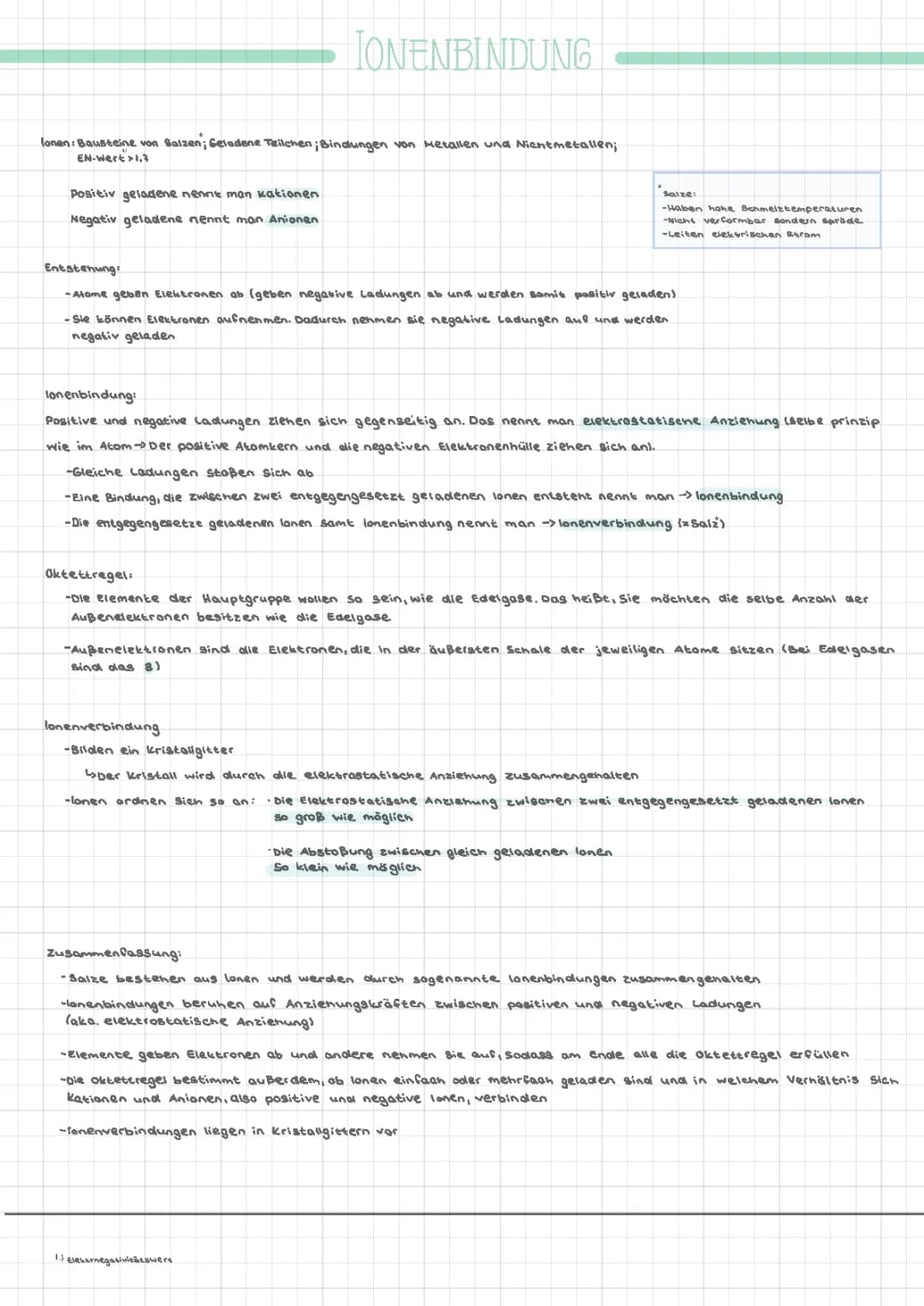 Ionenbindung einfach erklärt: Beispiele, Eigenschaften und Unterschiede