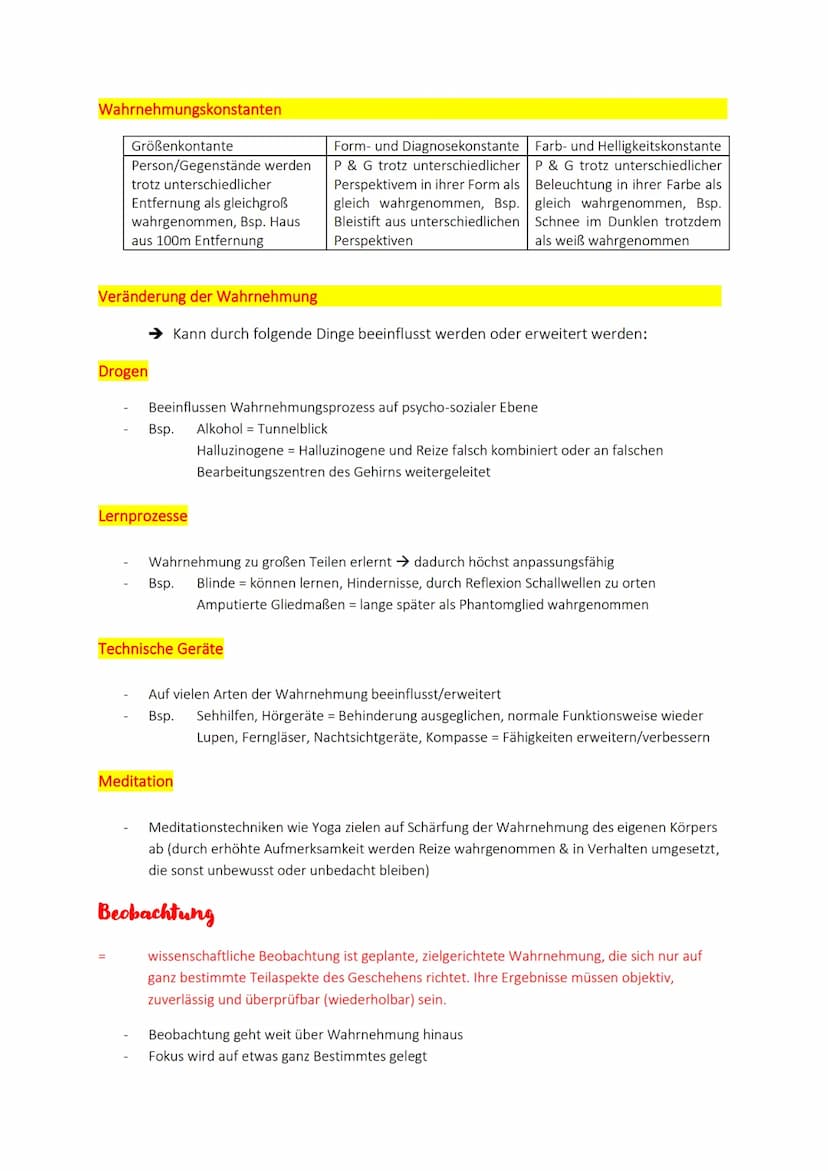 Beobachtung als Grundlage sozialen Handelns nutzen
Wahrnehmung als Grundlage der Beobachtung
Wahrnehmung ist der Prozess und das Ergebnis de