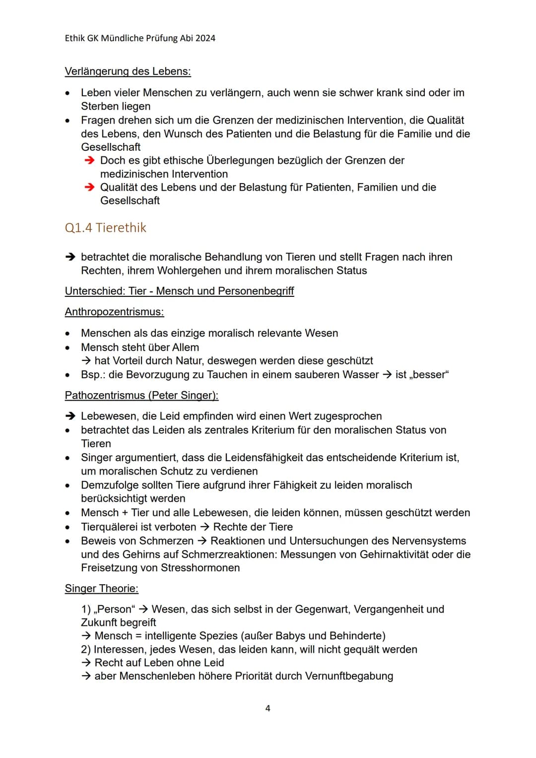 Ethik GK Mündliche Prüfung Abi 2024
Ethik Lernzettel:
Q1.1 Anthropologische Grundpositionen
→ Wissenschaft vom Menschen, seinem Wesen und se