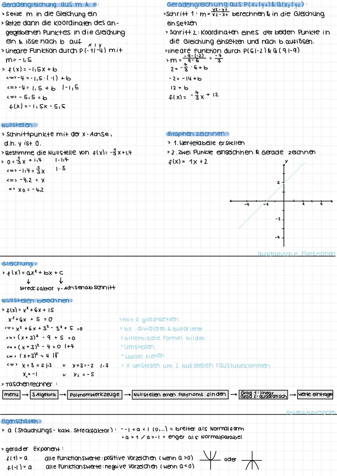 1. Was sind Funktionen ?
> In der Mathematik ist eine Funktion eine Beziehung zwischen zwei Mengen, die jedem Element der
einen Menge genau 