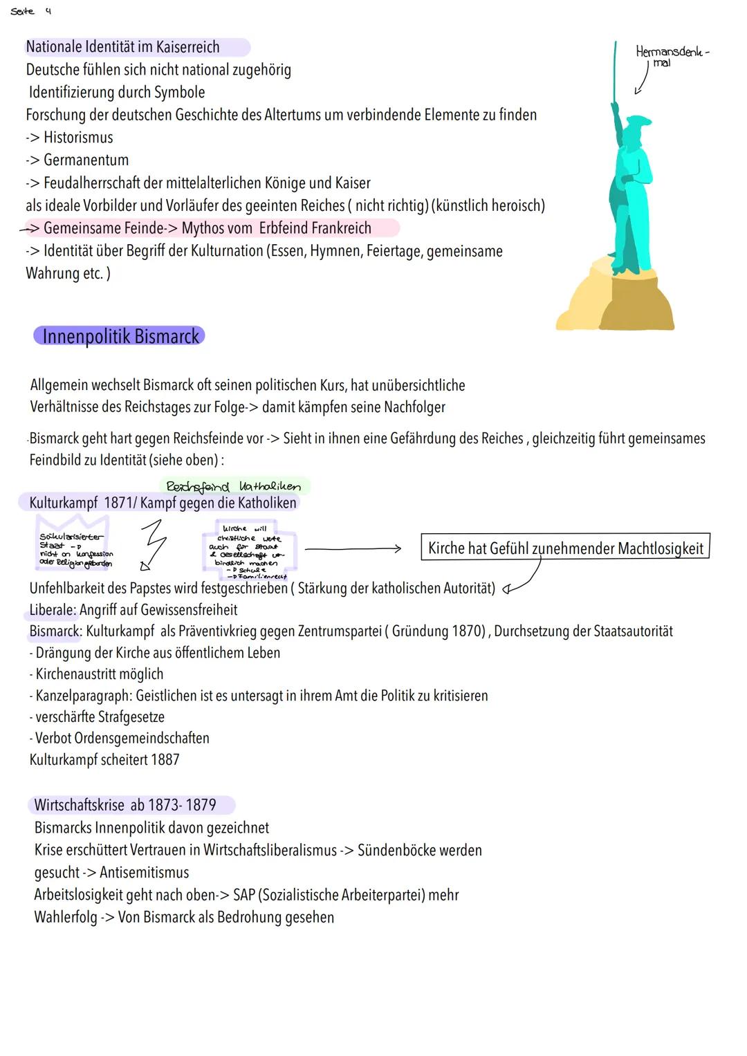 Seite 1

# Das Kaiserreich

Hegemonie = Vorherischaft

## Auf dem Weg zum Kaiserreich

Außenpolitische Situation nach 1850

- Veränderungen 