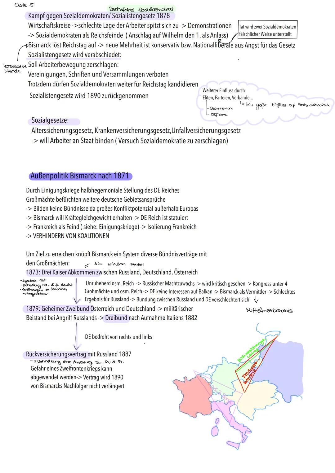 Seite 1

# Das Kaiserreich

Hegemonie = Vorherischaft

## Auf dem Weg zum Kaiserreich

Außenpolitische Situation nach 1850

- Veränderungen 