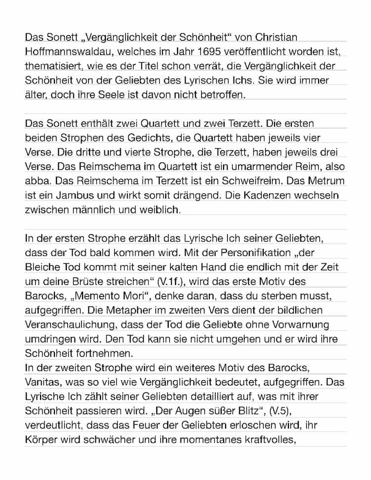 Know Die Vergänglichkeit der Schönheit von Christian  Hoffmannswaldau  thumbnail