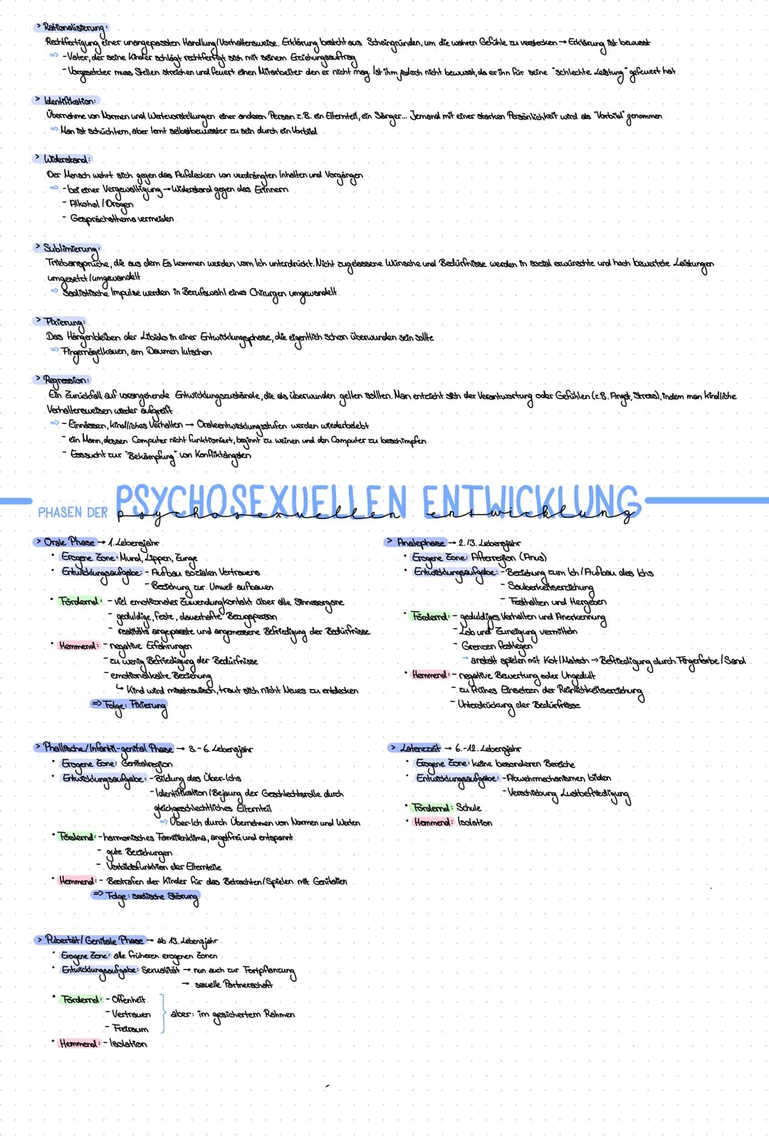 SIEGMUND FREUD
•PSYCHOANALYSE
→ Hypothesen der Psychoanalyse
> Was ist eine Psychoanalyse?!
Freud beschreibt die Psychoanalyse nicht nur als