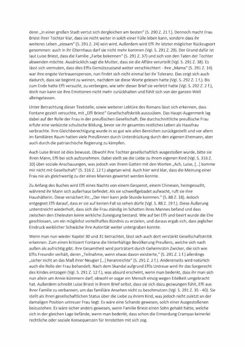 Effi Briest: Analyse und Erörterung
Der Roman ,,Effi Briest", welcher von Theodor Fontane im Jahr 1896 geschrieben wurde, lässt sich der
Epo