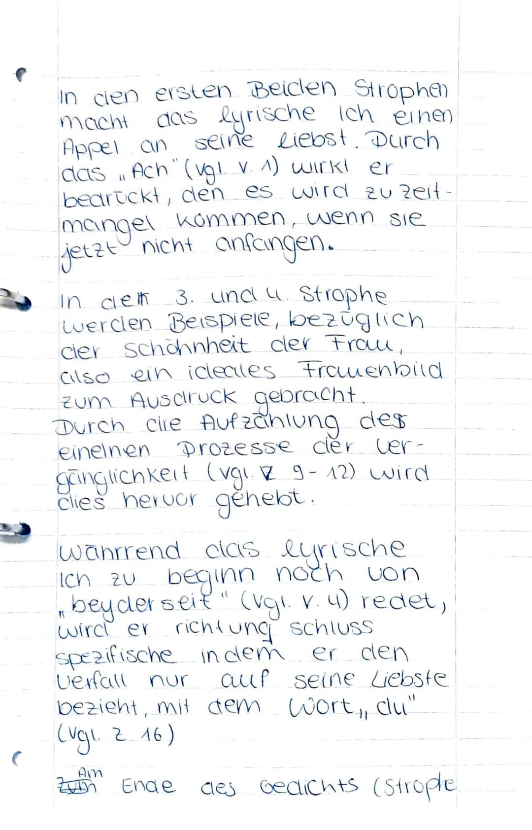 5
9
20
Ah Shamar mandons 9
no 9 4 59
perdan
Bedrückt
Übung zur Gedichtanalyse
Martin Opitz: Ach Liebste, lass uns eilen (1624)
zeitmangel
Ac