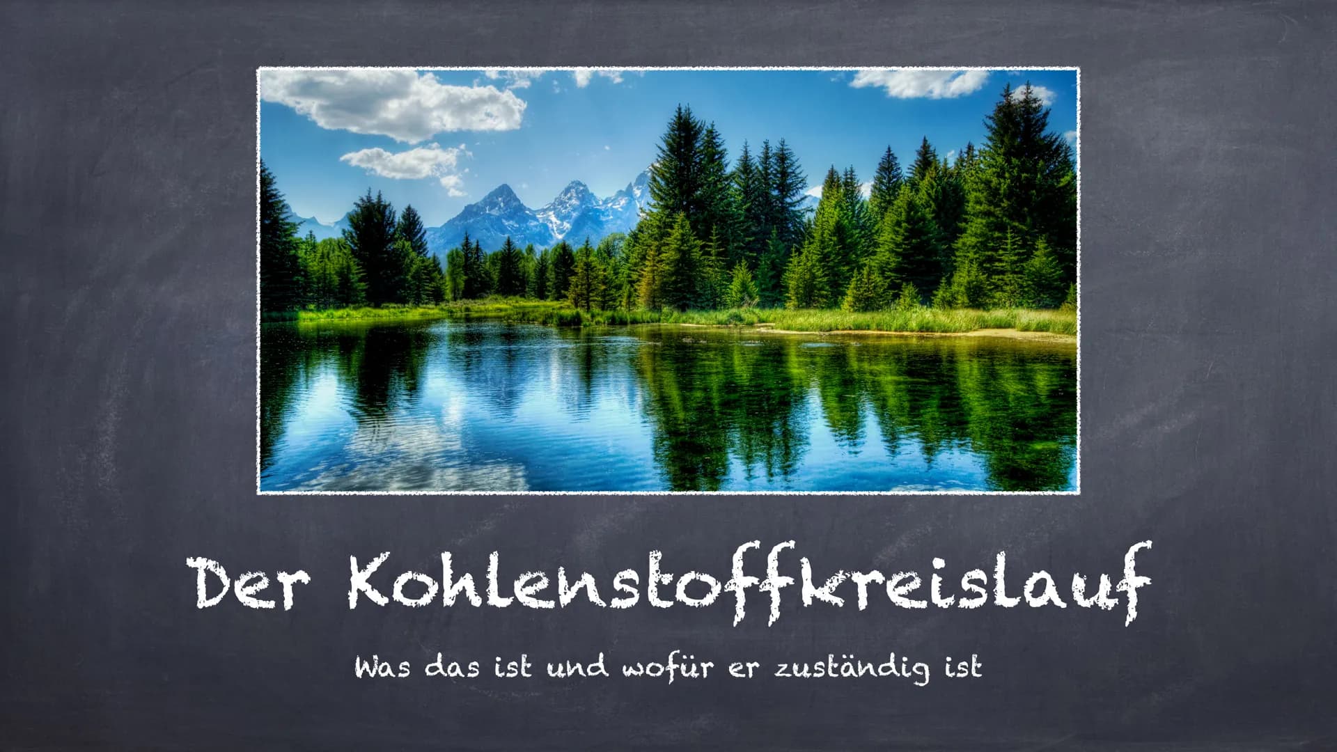 Der Kohlenstoffkreislauf
Was das ist und wofür
er
zuständig ist Inhaltsverzeichnis
Kohlenstoff und sein
Vorkommen
Landkreislauf
• Wasserkrei