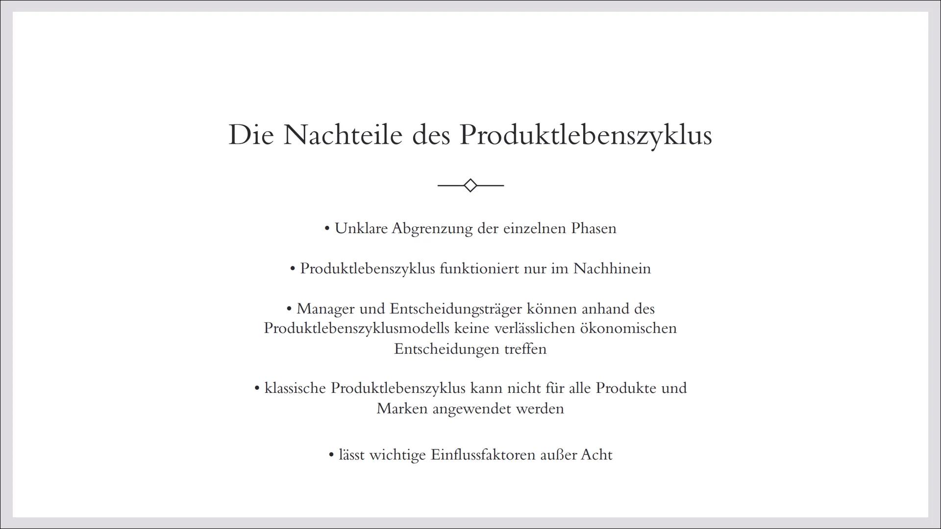 # DER PRODUKTLEBENSZYKLUS

Ein Konzept der BWL Definition

•Ermöglicht genaue Analyse der aktuellen Wettbewerbsposition eines Produktes

•Is