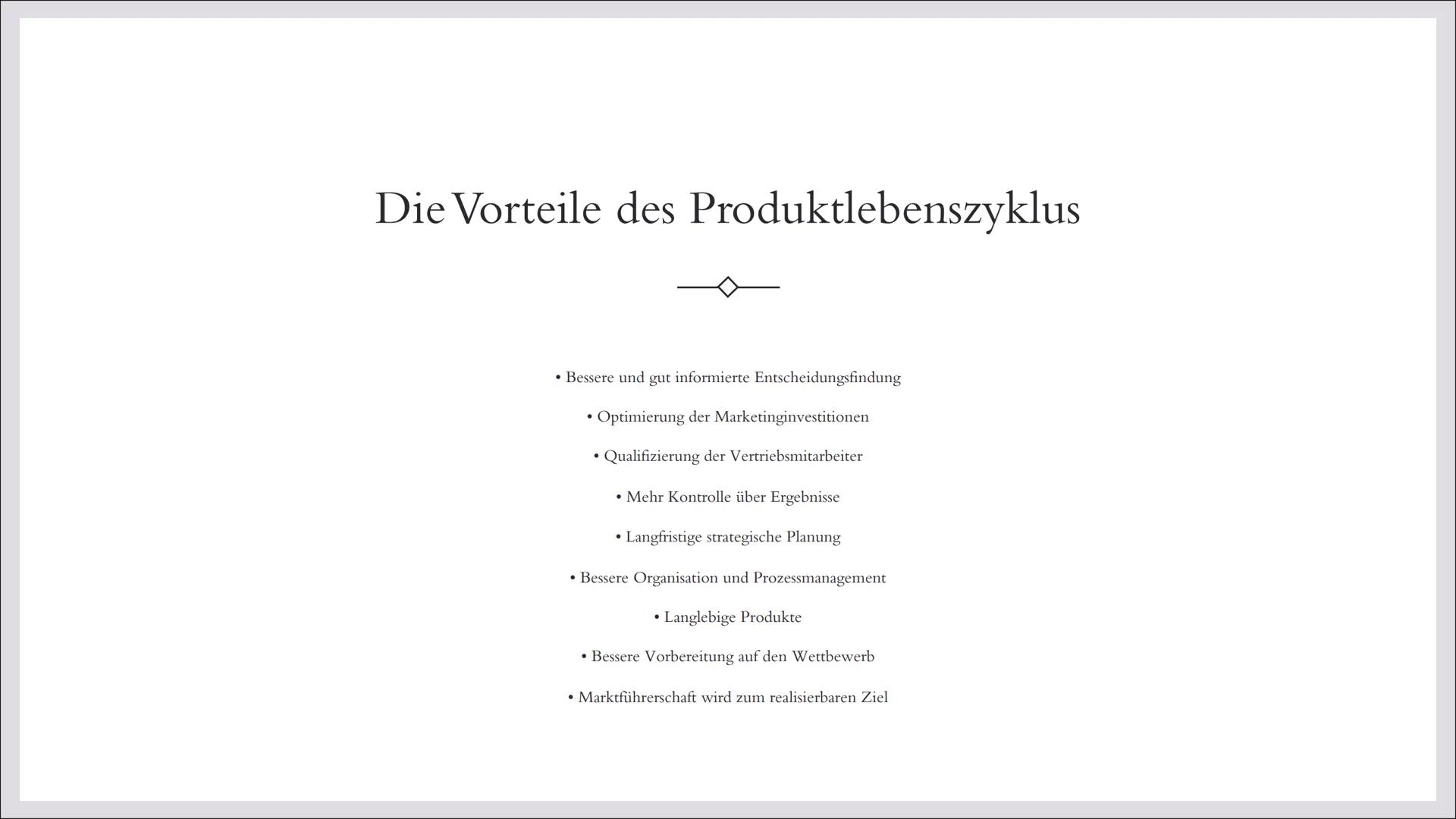 # DER PRODUKTLEBENSZYKLUS

Ein Konzept der BWL Definition

•Ermöglicht genaue Analyse der aktuellen Wettbewerbsposition eines Produktes

•Is