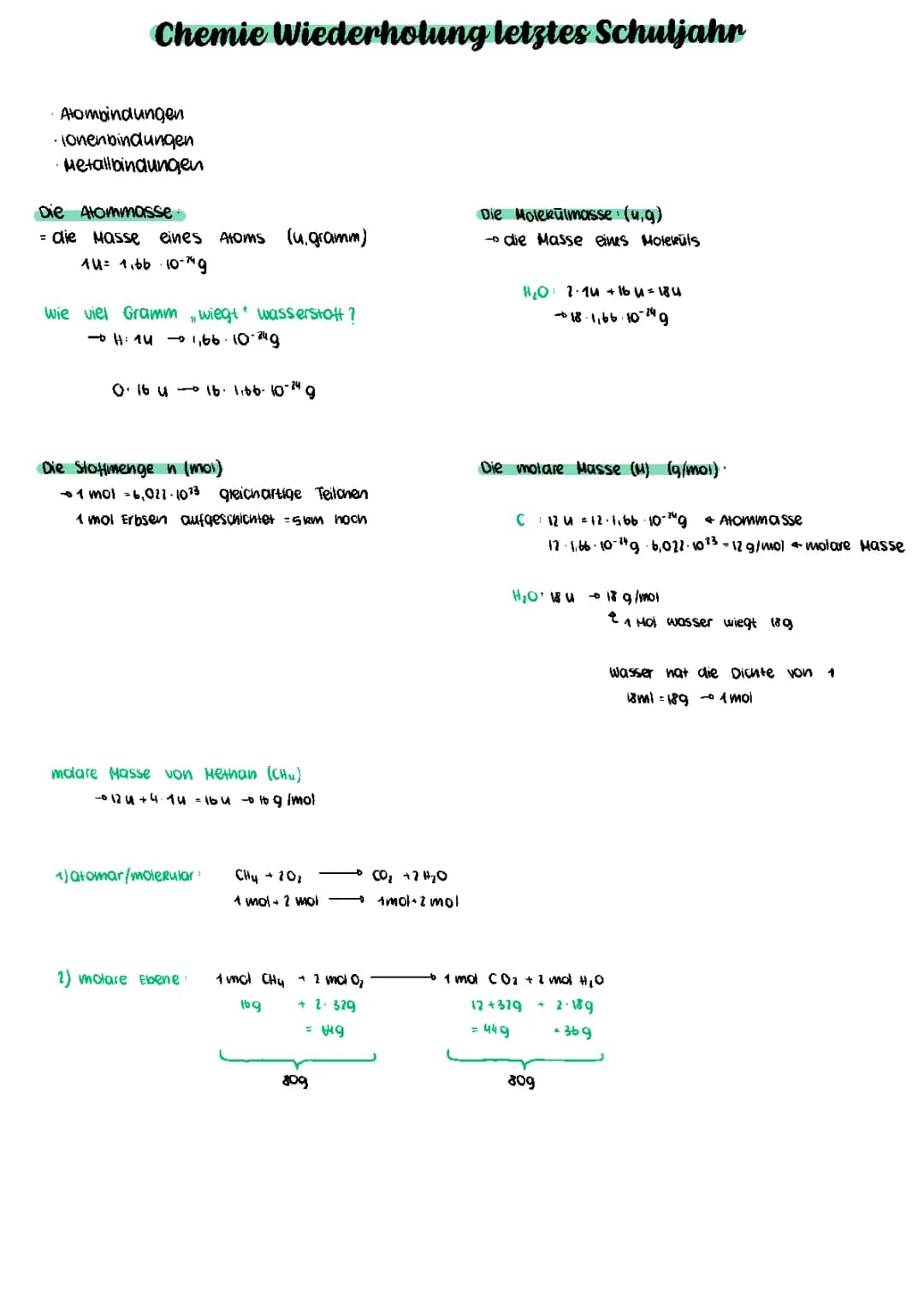 Chemie Energetik Zusammenfassung 