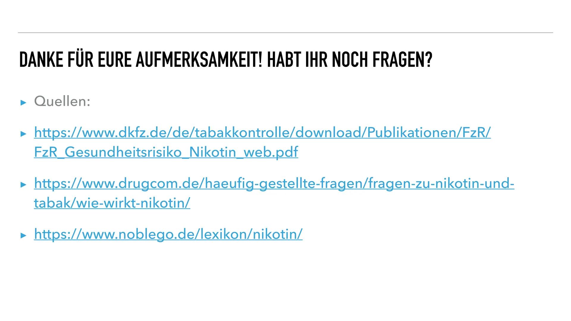JOHANNA, JACOB, SILVA
NIKOTIN
SYNAPSENGIFT GLIEDERUNG
1. Allgemeine Informationen
2. Nikotin als Synapsengift
3. Physische Auswirkungen
4. P