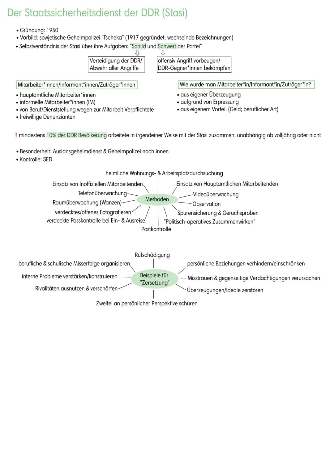 Die Geschichte der DDR
Der 17. Juni 1953 - Volksaufstand oder faschistischer Putsch?
1950er Jahre
➡>Durchsetzung der Sowjetisierung:
• Sowje