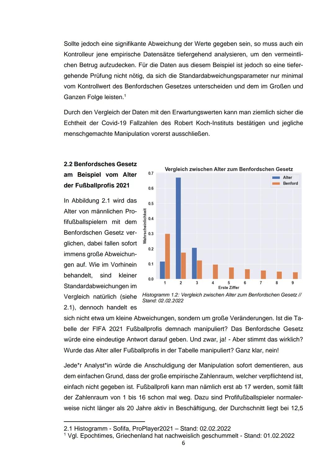 2021/22
Kurs:
Verfasser: M
Fachlehrerin:
Zeitraum:
Facharbeit
im Grundkurs Mathematik
Benfordsches Gesetz
2022 1. Eröffnung
1.1 Einleitung
1