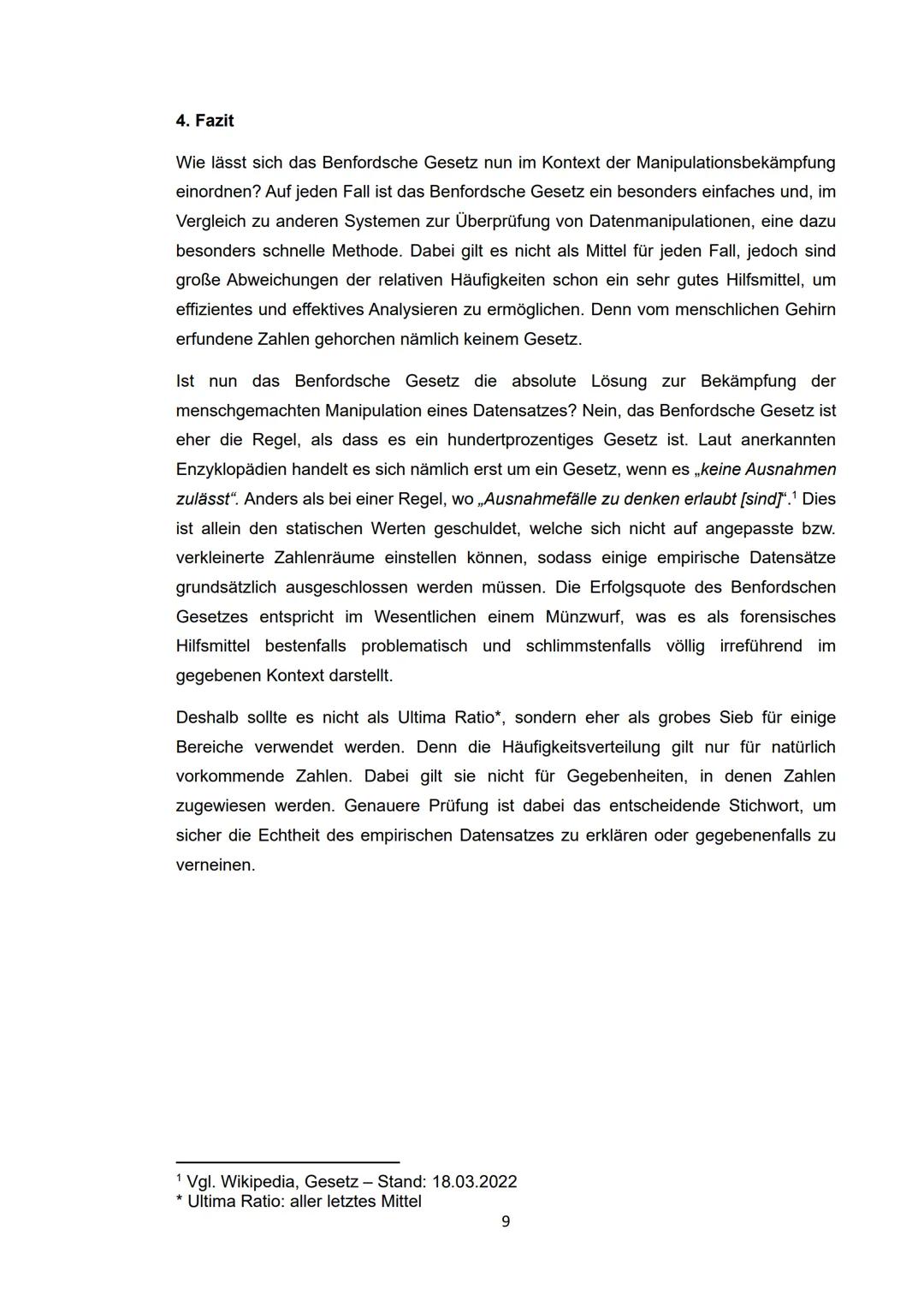 2021/22
Kurs:
Verfasser: M
Fachlehrerin:
Zeitraum:
Facharbeit
im Grundkurs Mathematik
Benfordsches Gesetz
2022 1. Eröffnung
1.1 Einleitung
1