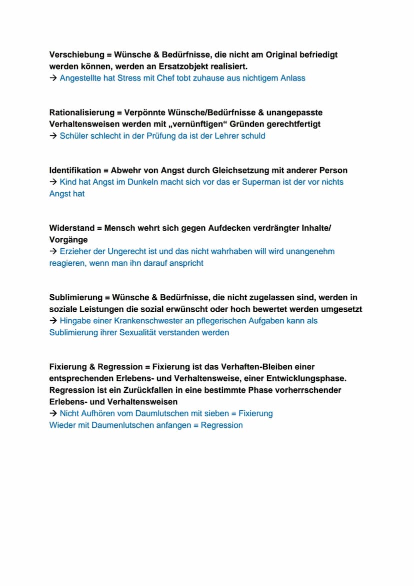 Grundformen der Angst
3 Grundformen der Angst:
Angst vor Realität → Ich fürchtet Konsequenzen der Außenwelt
→ Herr X, seit vielen Jahren ver
