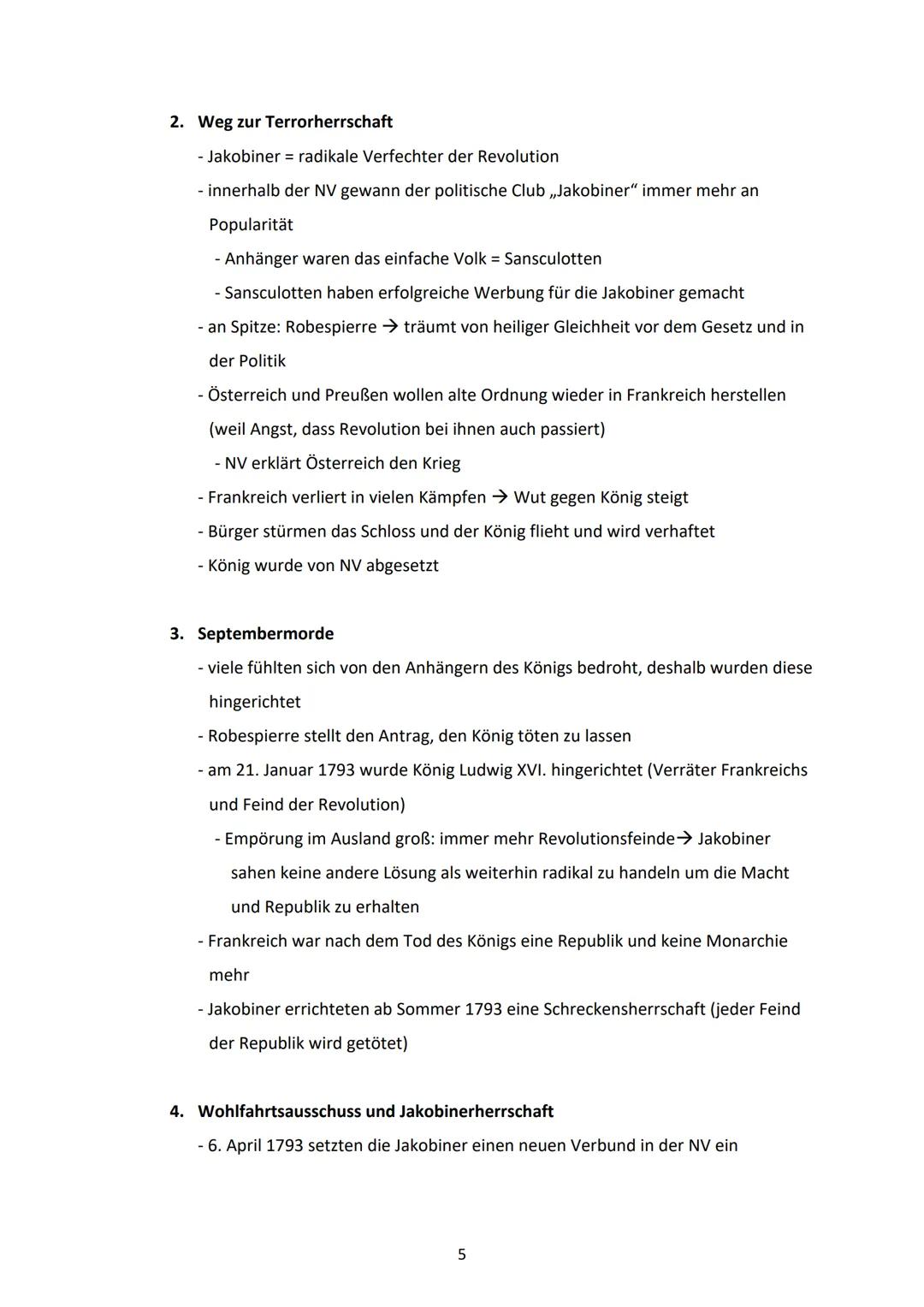# Abitur Geschichte
Französische Revolution

Gründe: Vorgeschichte:
- Herrschaftsform Monarchie/Absolutismus = ein von Gott eingesetzter Kön
