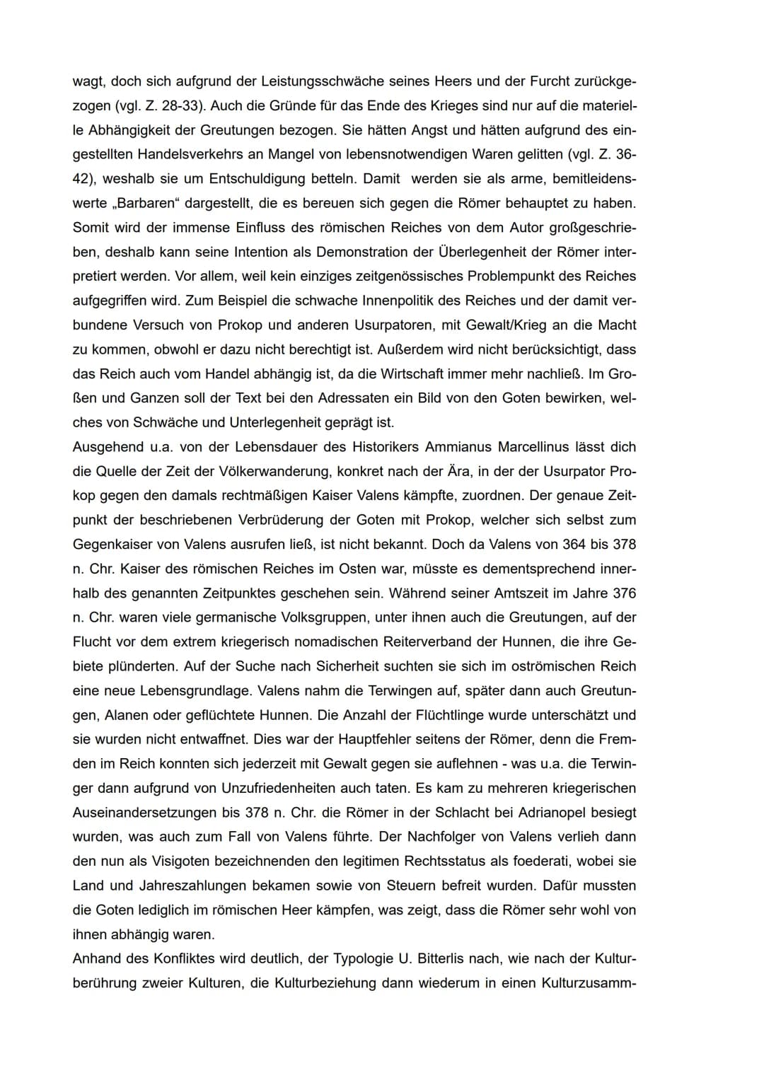 Schriftliche Quellen interpretieren
27.04.2021, Ge/OS
S. 36/37, M2
Der spätantike Geschichtsschreiber Ammianus Marcellinus (ca. 330-395/400 