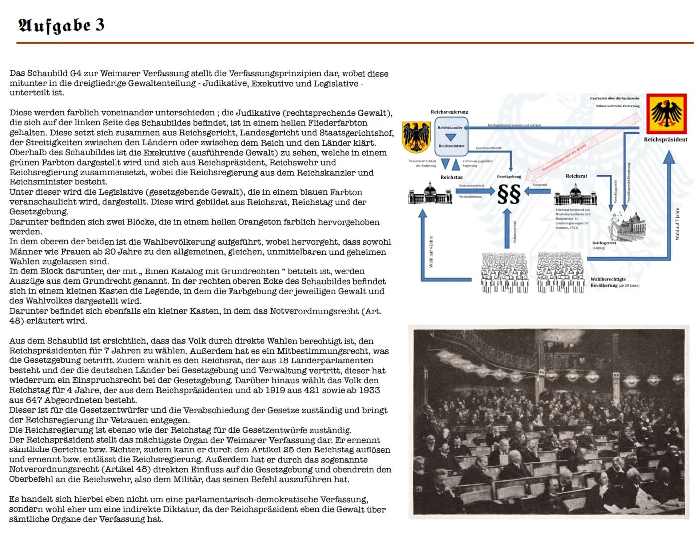 Aufgabe 2
Beide Quellentexte (Q2 und Q3) sind Auszüge aus dem Buch "Die deutsche Revolution von 1918-1919", herausgegeben von Gerhard Albert