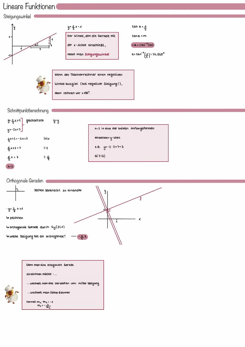 Funktionen
Was ist eine Funktion ?
Allgemeine Definition
Eine Zuordnung, bei der jedem
x-Wert ein y-Wert zugeordnet wird.
Lineare Funktionen