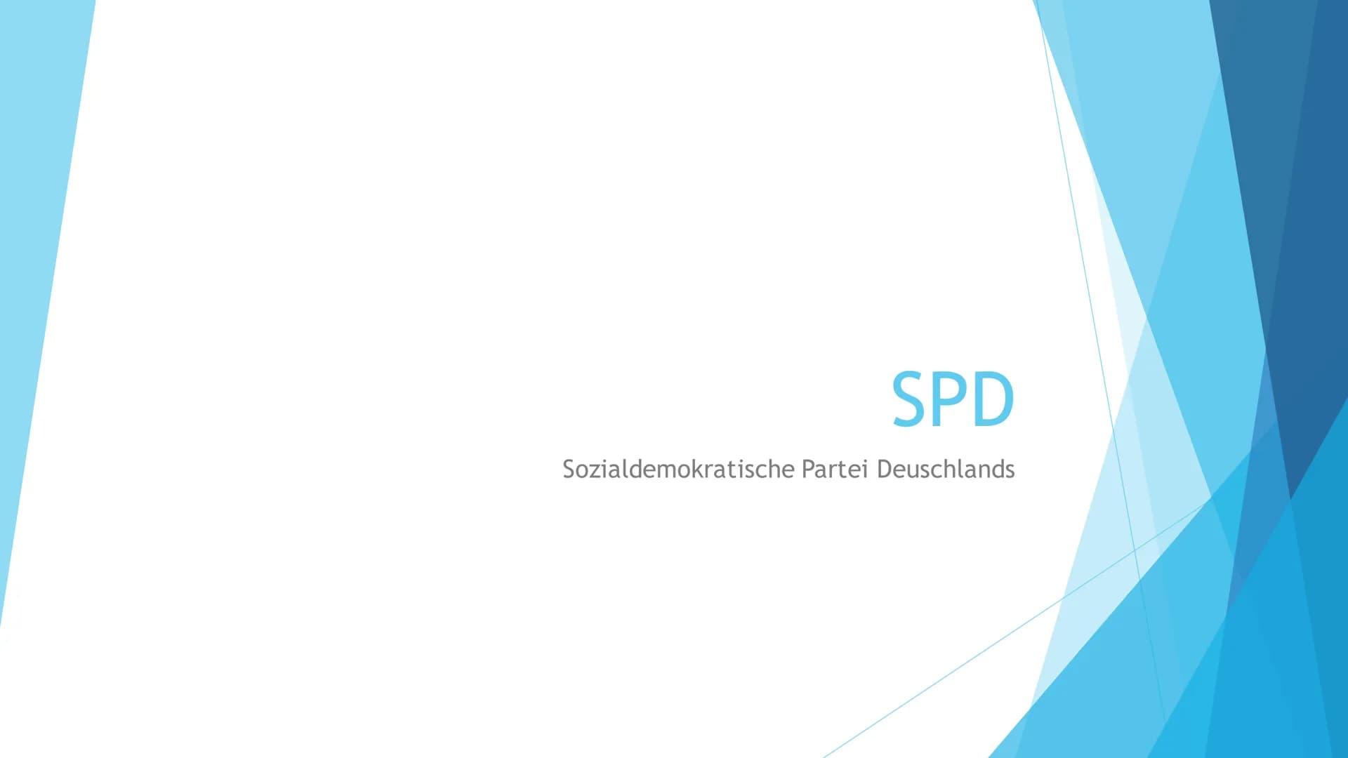 SPD
Sozialdemokratische Partei Deuschlands Themen
►Grundlegendes
Politisches Profil
► Aufgaben
► Mitgliederzahlen
Interne Gruppierungen
Wahl