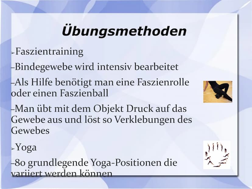 Beweglichkeit
Präsentation von Luisa Groß, Ricarda Hnidyk und Francesca Sieger Bedeutung
>Motorische Grundeigenschaft
>Bewegungen mit großer