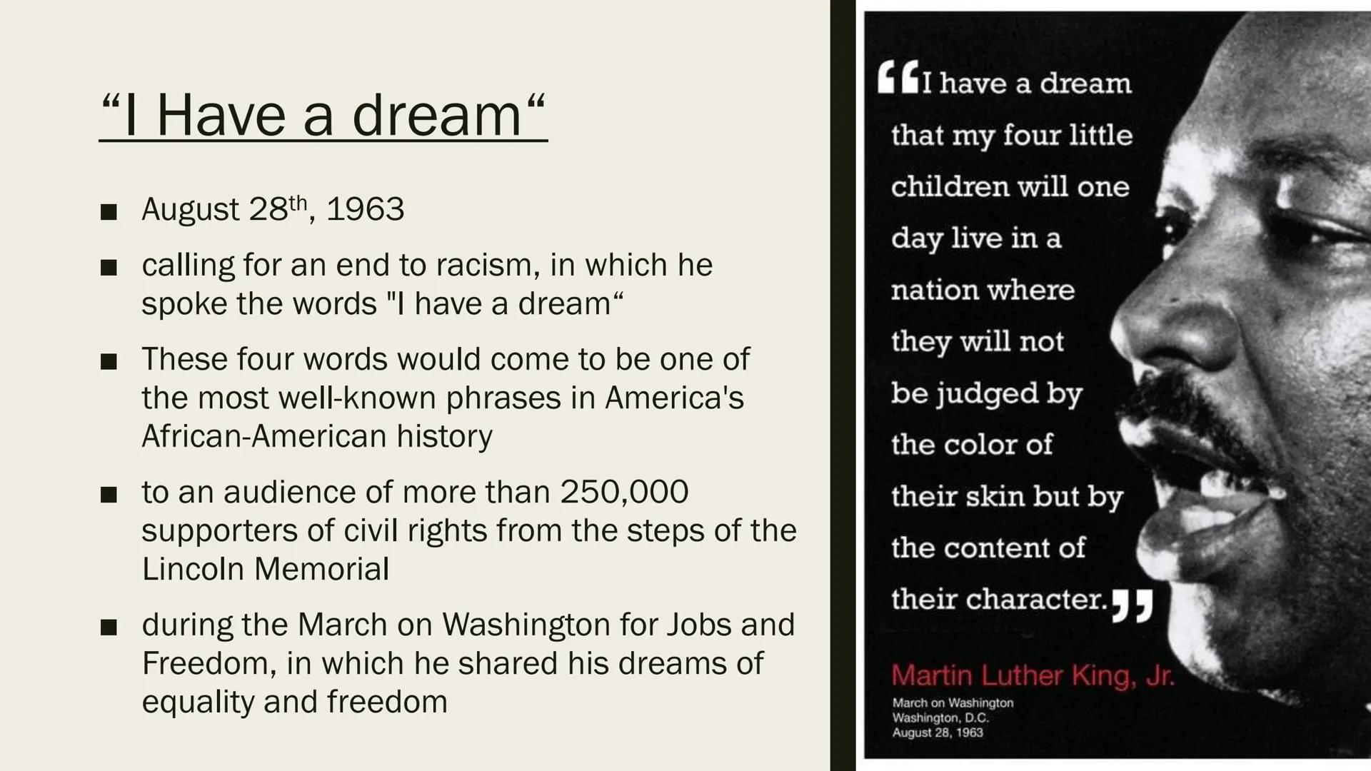 MARCH
NOW!
WE
MARCH
JOBS
MARTIN LUTHER
DEMAND
AN ENL
WE
POLICE MARCH
BRUTALIT
TIZENS
KING
Civil Rights Movement Structure
Martin Luther King