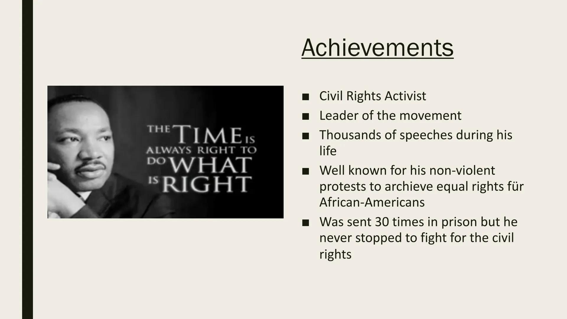 MARCH
NOW!
WE
MARCH
JOBS
MARTIN LUTHER
DEMAND
AN ENL
WE
POLICE MARCH
BRUTALIT
TIZENS
KING
Civil Rights Movement Structure
Martin Luther King