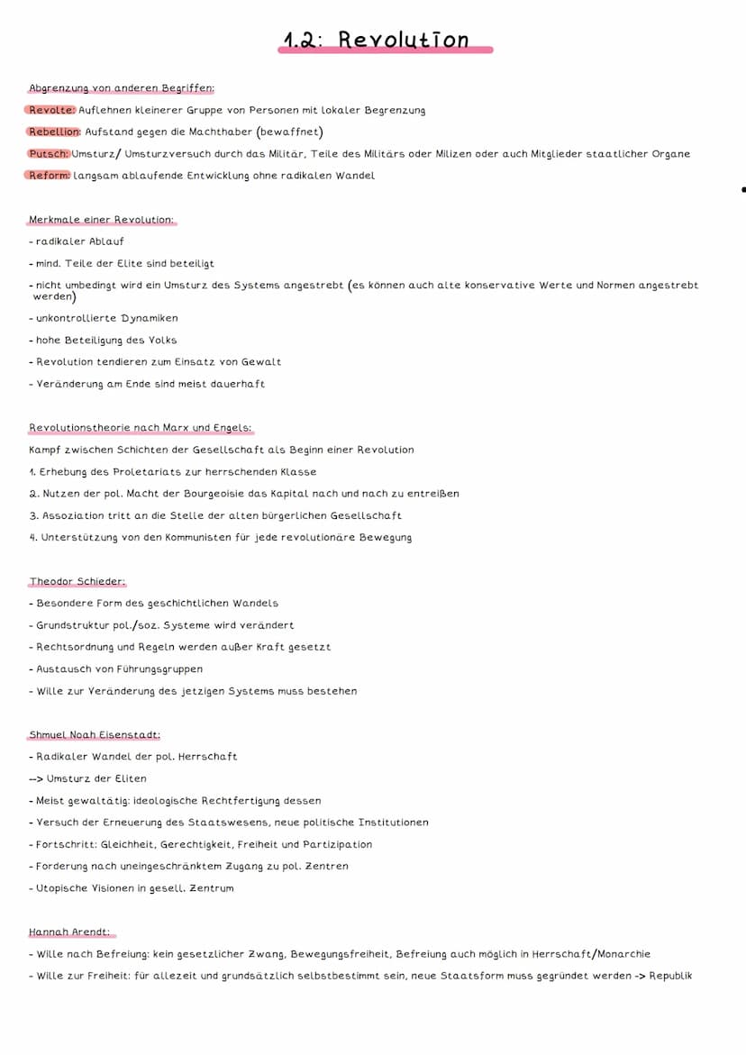 Geschichte - Abitur 2022/2023 - Lernzettel
Q1: Amerikanische Revolution
Kernmodule: Krisen, Revolutionen, Modernisierung
Definition einer Kr