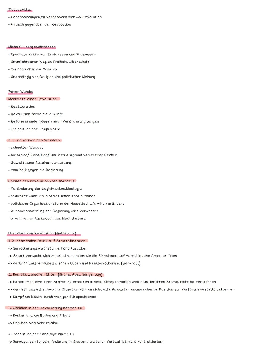 Geschichte - Abitur 2022/2023 - Lernzettel
Q1: Amerikanische Revolution
Kernmodule: Krisen, Revolutionen, Modernisierung
Definition einer Kr