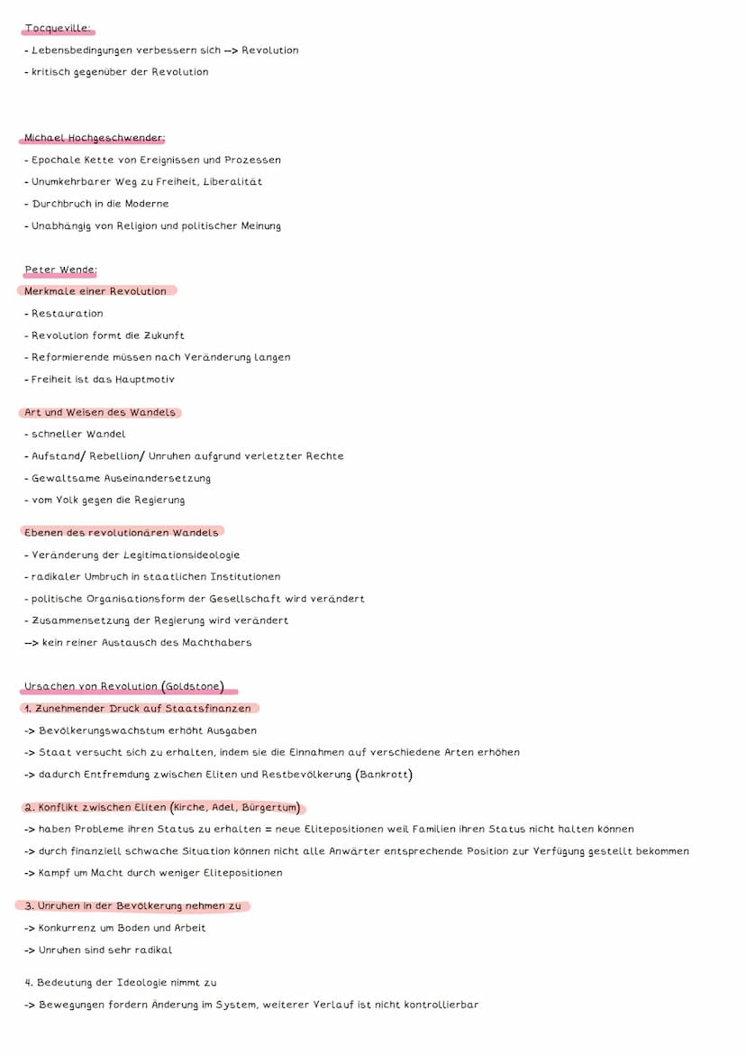 Geschichte - Abitur 2022/2023 - Lernzettel
Q1: Amerikanische Revolution
Kernmodule: Krisen, Revolutionen, Modernisierung
Definition einer Kr