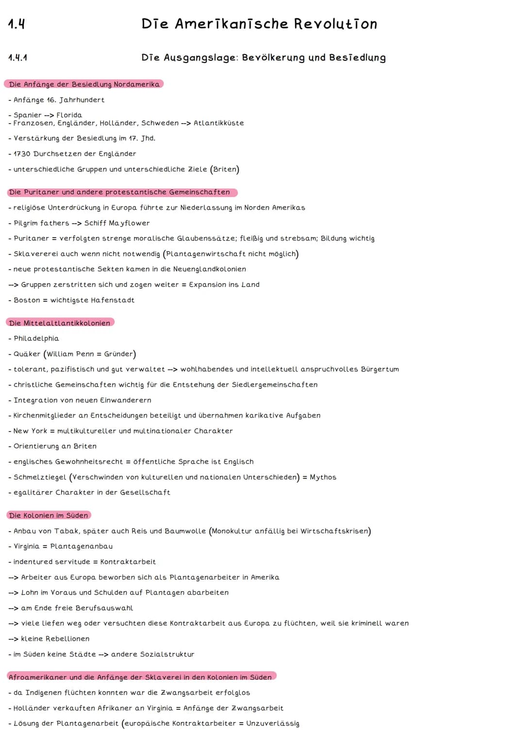 Geschichte - Abitur 2022/2023 - Lernzettel
Q1: Amerikanische Revolution
Kernmodule: Krisen, Revolutionen, Modernisierung
Definition einer Kr