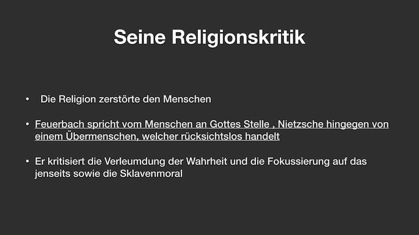 Friedrich Nietzsche ●
●
Seine Gottesvorstellung
• Seine Religionskritik
●
●
• Der Übermensch
●
Wer war Friedrich Nietzsche
●
Inhaltsverzeich