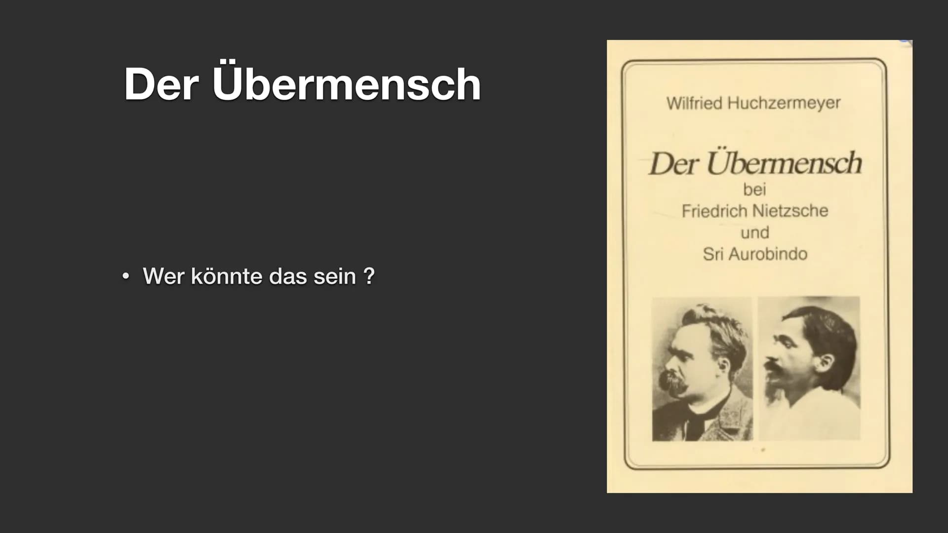 Friedrich Nietzsche ●
●
Seine Gottesvorstellung
• Seine Religionskritik
●
●
• Der Übermensch
●
Wer war Friedrich Nietzsche
●
Inhaltsverzeich