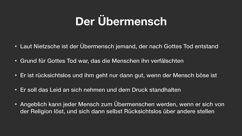 Friedrich Nietzsche ●
●
Seine Gottesvorstellung
• Seine Religionskritik
●
●
• Der Übermensch
●
Wer war Friedrich Nietzsche
●
Inhaltsverzeich