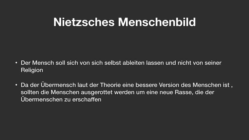 Friedrich Nietzsche ●
●
Seine Gottesvorstellung
• Seine Religionskritik
●
●
• Der Übermensch
●
Wer war Friedrich Nietzsche
●
Inhaltsverzeich
